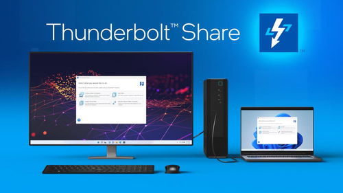 英特爾推出Thunderbolt Share軟件 革新多電腦協作，無縫傳輸數據、共享屏幕與外設